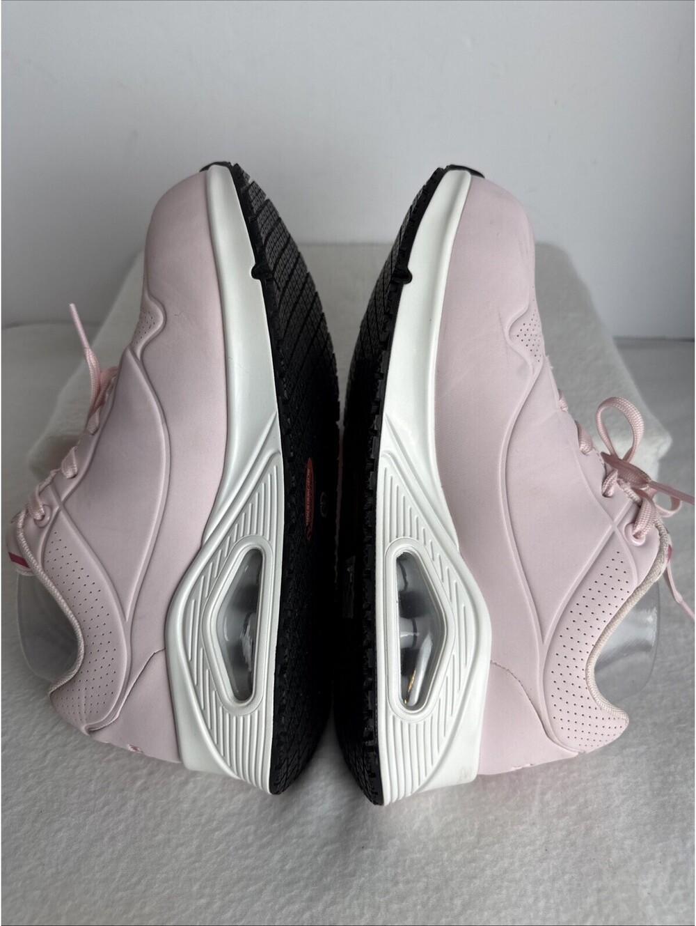 Skechers Uno SR Full of Hearts Comp Safety Toe Work Shoes Women Size 8.0 M, Pink